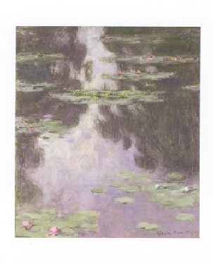 【アートポスター】睡蓮(60cm×80cm) -モネ- おしゃれインテリアに