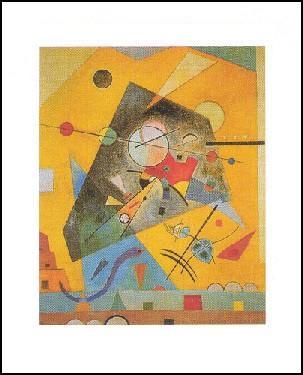 【アートポスター】静かなハーモニー (40cm×50cm) -カンディンスキー- おしゃれインテリアに