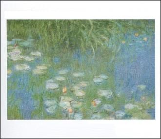 【アートポスター】睡蓮 (40cm×50cm) -モネ- おしゃれインテリアに