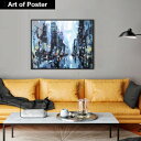 【ロバート・セガン UV80%カット プレミアム木製額装アートポスター】URBANIA 140(630×780×24mm) -おしゃれインテリアに- 安心の国産...