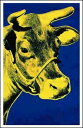 【ウォーホル アートポスター】牛1971年(青&黄色)(560×813mm)(3)