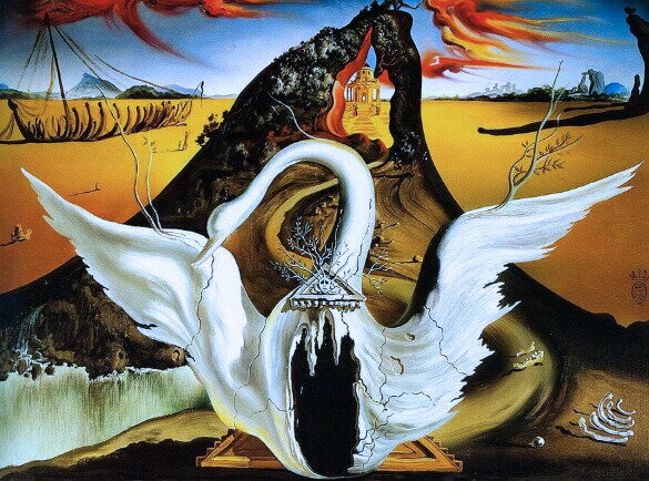 【アートポスター】大騒動 (60cm×80cm) -ダリ- おしゃれインテリアに (余白部分無し)