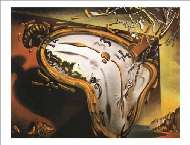 【アートポスター】柔らかい時計 (40cm×50cm) -ダリ- おしゃれインテリアに