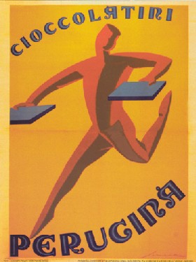Cioccolatini Perugina 1929 (60cm×80cm) -絵画アート ビンテージポスター- おしゃれインテリアに