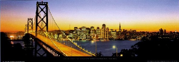 サンフランシスコ (33cm×95cm)