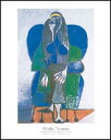 【アートポスター】緑のスカーフと座る女 (60cm×80cm) -ピカソ- おしゃれインテリアに