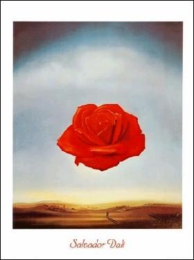 【アートポスター】瞑想するバラ (60cm×80cm) -ダリ- おしゃれインテリアに