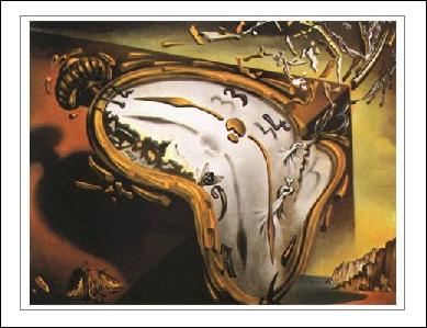 【アートポスター】柔らかい時計 (70cm×100cm) -ダリ- おしゃれインテリアに