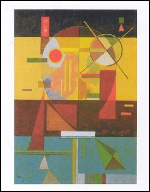 【アートポスター】張力の分解 1930年 (70cm×100cm) カンディンスキー