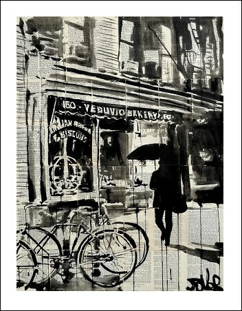 【アートポスター】LEFT BANK (281×358mm) -おしゃれインテリアに-