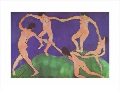 【アンリ・マティス 絵画 アートポスター】ダンスI(281×358mm) - おしゃれインテリアに -　マチス ポスターのサムネイル