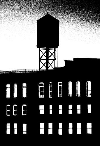 【アートポスター】CHELSEA WATER TOWER 2135(445mm×635mm) -おしゃれインテリアに-（余白カット済ポスター）