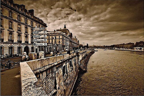 【Marcin Stawiarz フォトポスター】PARIS(パリ)(304×457mm) -おしゃれインテリアに-（余白カット済ポスター）