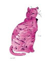 【アンディ・ウォーホル アートポスター】Untitled(Pink Sam),c.1954(281×358mm) -おしゃれインテリアに- (猫)
