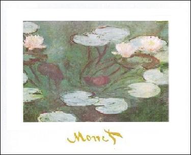 【アートポスター】睡蓮(50cm×70cm) -モネ- おしゃれインテリアに