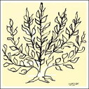 【アンリ マティス アートポスター】低木(リトグラフ)680×680mm -おしゃれ インテリア に- 人気 大きい モダン ボタニカル ポスター 北欧 木 植物 正方形