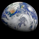 【NASA 宇宙写真 フォトポスター】EARTH (SKY VIEW)(地球)(510×510mm) -おしゃれインテリアに-(余白カット済みポスター)
