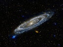 【NASA 宇宙写真 フォトポスター】ANDROMEDA(アンドロメダ星雲)(381×508mm) -おしゃれインテリアに-(余白カット済みポスター)
