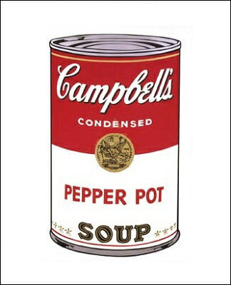 【アンディ・ウォーホル ポスター】Campbell s Soup I: Pepper Pot 1968 281 358mm 