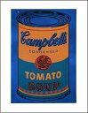 【アンディ・ウォーホル ポスター】Colored Campbell's Soup Can, 1965 (blue & orange)(281×358mm)