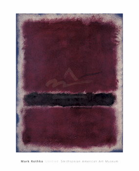 【アートポスター】Untitled,1963(661x815mm) -ロスコ- おしゃれインテリアに