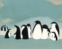 【Kristiana P?rn アートポスター】PENGUINS II(508×635mm) -おしゃれインテリアに- ペンギン2・動物