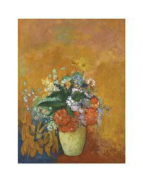 【アートポスター】花瓶の花1905年(281×358mm) -ルドンー-