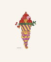 【アンディ・ウォーホル | 絵画アートポスター】Ice Cream Dessert, c. 1959 (fancy red)(281×358mm) -おしゃれインテリアに- デザート・アイスクリーム