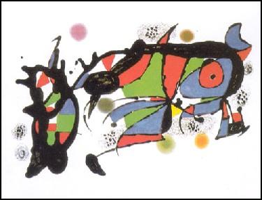 【アートポスター】ジョアン・ミロの作品(60cm×80cm) -ミロ- おしゃれインテリアに