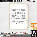【北欧style | LOVELY POSTERS UV80%カット 本格派プレミアム木製額装アートポスター A2サイズ】There are so many r...