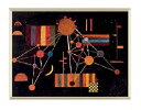 【カンディンスキー アルミ額装ポスター】231度以上からのネットワーク (320×430×7.5mm)
