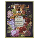 オマージュキャンバスアート『ファッションボトル6』 (H735×W560mm) BC-22002【 オマージュモチーフ:CHANEL / シャネル 】