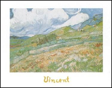 【アートポスター】麦畑 (24cm×30cm) -ゴッホ- おしゃれインテリアに