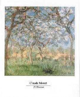 【アートポスター】春 (40cm×50cm) -モネ- おしゃれインテリアに