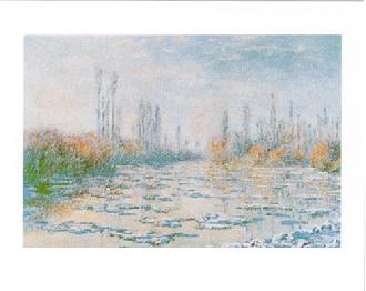 【アートポスター】雪解け (40cm×50cm) -モネ- おしゃれインテリアに