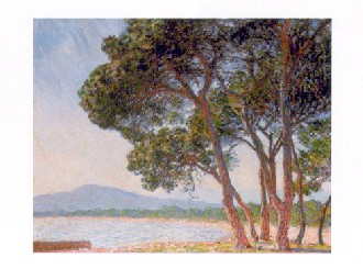 【アートポスター】ジャン・レ・パンの海辺 (60cm×80cm) -モネ- おしゃれインテリアに