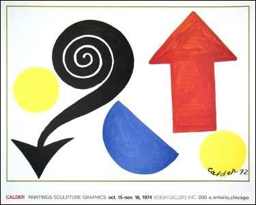 【アートポスター】Arrow(597×741mm) -カルダー- おしゃれインテリアに