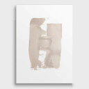 北欧スタイル | 50cm×70cmサイズ【NOUROM アートポスター 単品】『BEIGE ABSTRACT #2』 (50cm×70cm) - おしゃれイン...