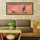 絵画 サムトフト『スニーキー ワン』 (W950×H435mm) | 特殊ゲル加工 | インテリア 壁掛け 絵 飾る 風景 額入り おしゃれ リビング 玄関 寝...