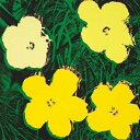 【アンディ・ウォーホル flowers アートポスター】Flowers, 1970 (4 yellow)(305mm×305mm) -おしゃれインテリアに- (...