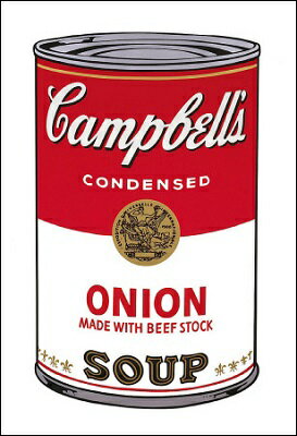【アートポスター】Campbell s Soup I: Onion 1968 560 812mm -ウォーホル- おしゃれインテリアに