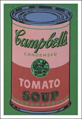 【アートポスター】Colored Campbell s Soup Can 1965 red & green 331 480mm -ウォーホル- おしゃれインテリアに