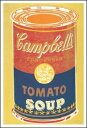 【アートポスター】Colored Campbell's Soup Can, 1965 (yellow & blue)(331×480mm) -ウォーホル- おし...
