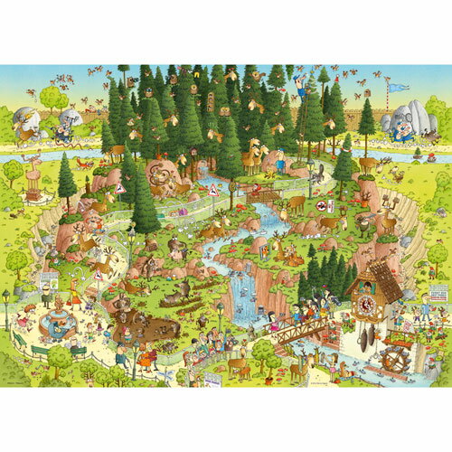 HEYE Puzzle・ヘイパズル 29638 Marino Degano : Black Forest Habitat 1000ピース