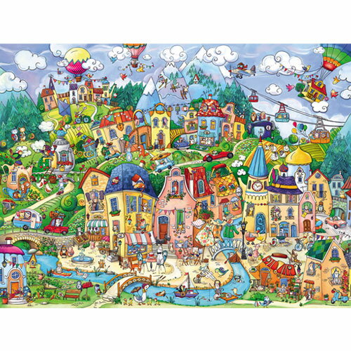 HEYE Puzzle・ヘイパズル 29744 Rita Berman : Happytown 1500ピース