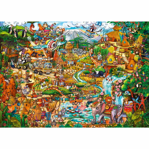 HEYE Puzzle・ヘイパズル 29996 Rita Berman : Exotic Safari 2000ピース
