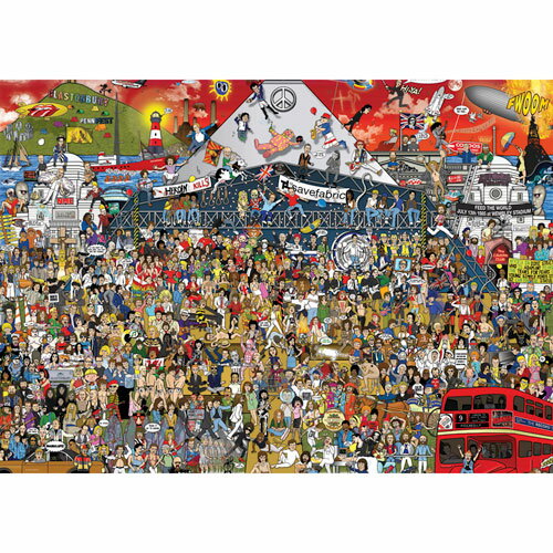 HEYE Puzzle ヘイパズル 29848 Alex Bennett : British Music History 2000ピース