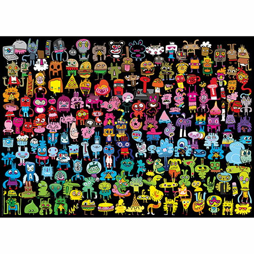HEYE Puzzle・ヘイパズル 29786 Jon Burgerman : Doodle Rainbow 1000ピース