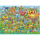 HEYE Puzzle・ヘイパズル 29936 Jon Burgerman : Doodle Village 1000ピース