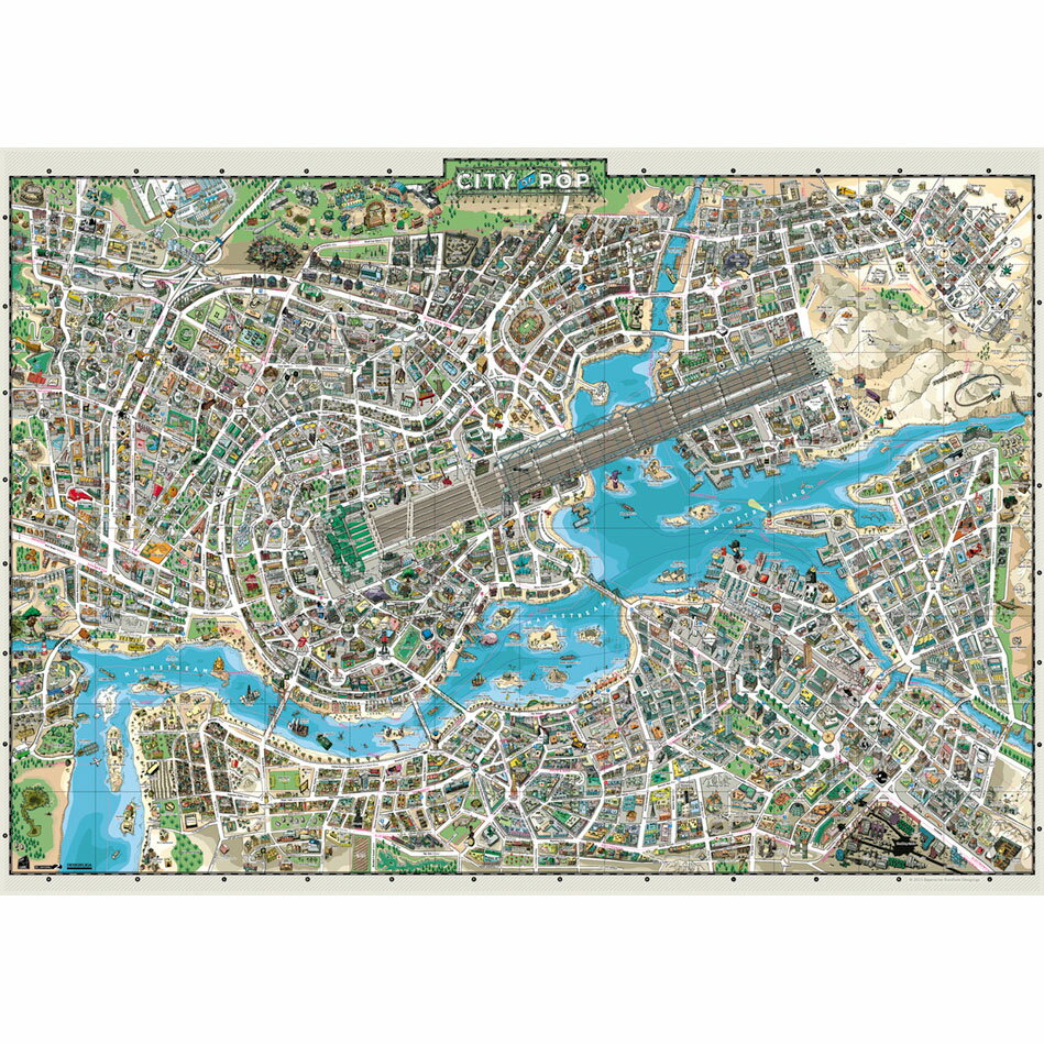 HEYE Puzzleإѥ 29844 Bayerischer Rundfunk/Designliga : City of Pop 2000ԡ